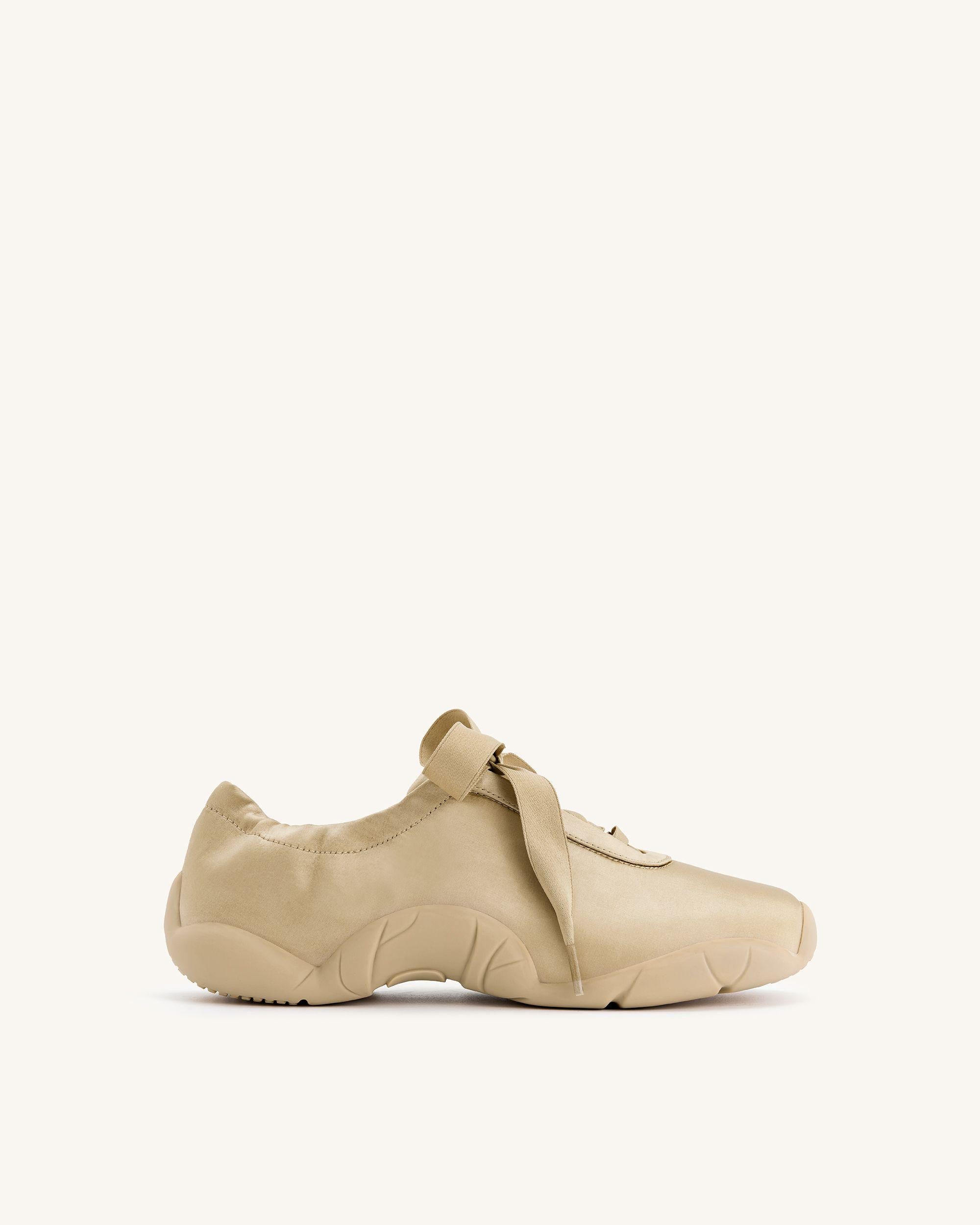 12BS02-31-3 Flavia Ballerina Sneakers - Brown - Image 1