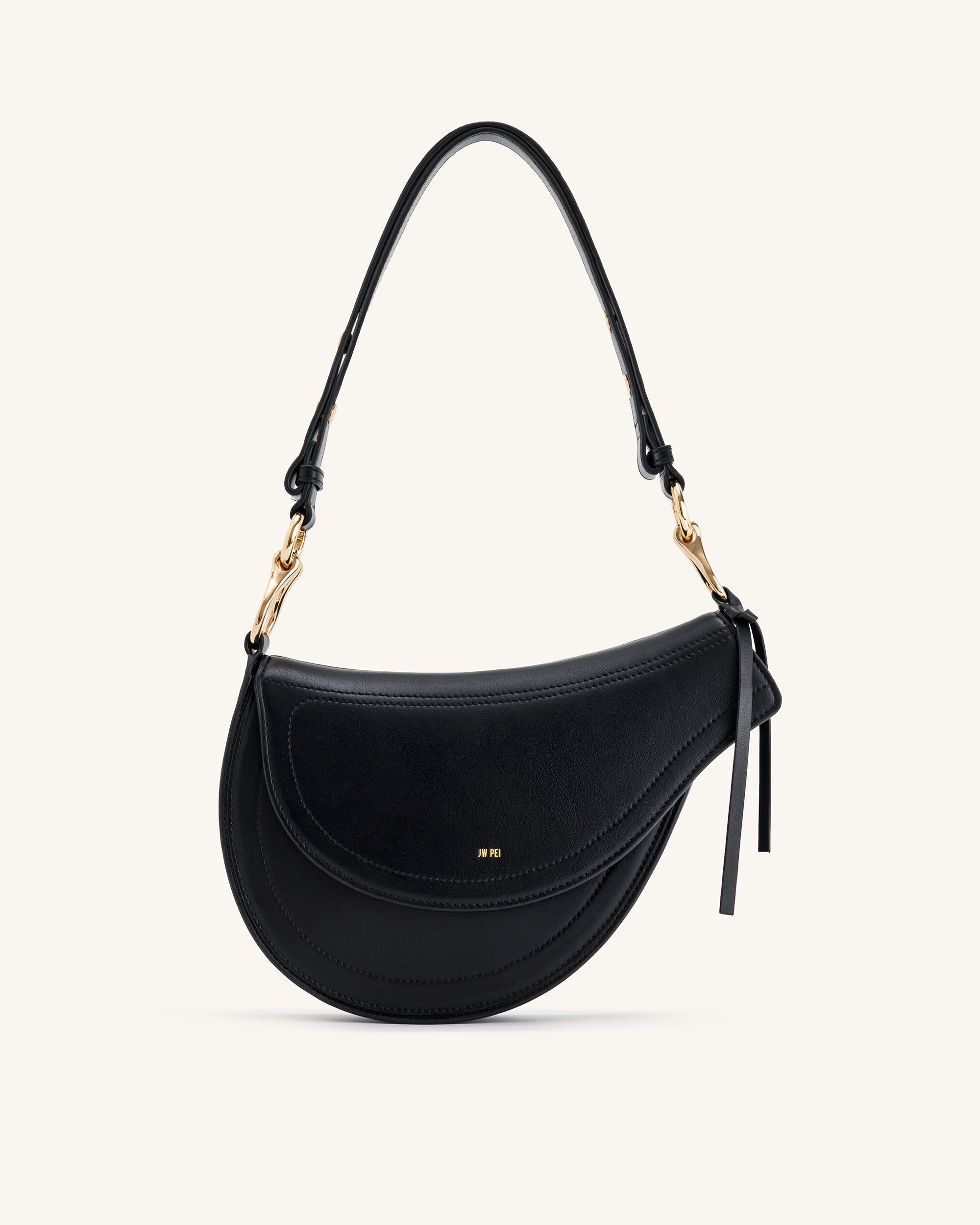 1C20-1-1 Ashlie Crossbody Bag - Black - Image 1