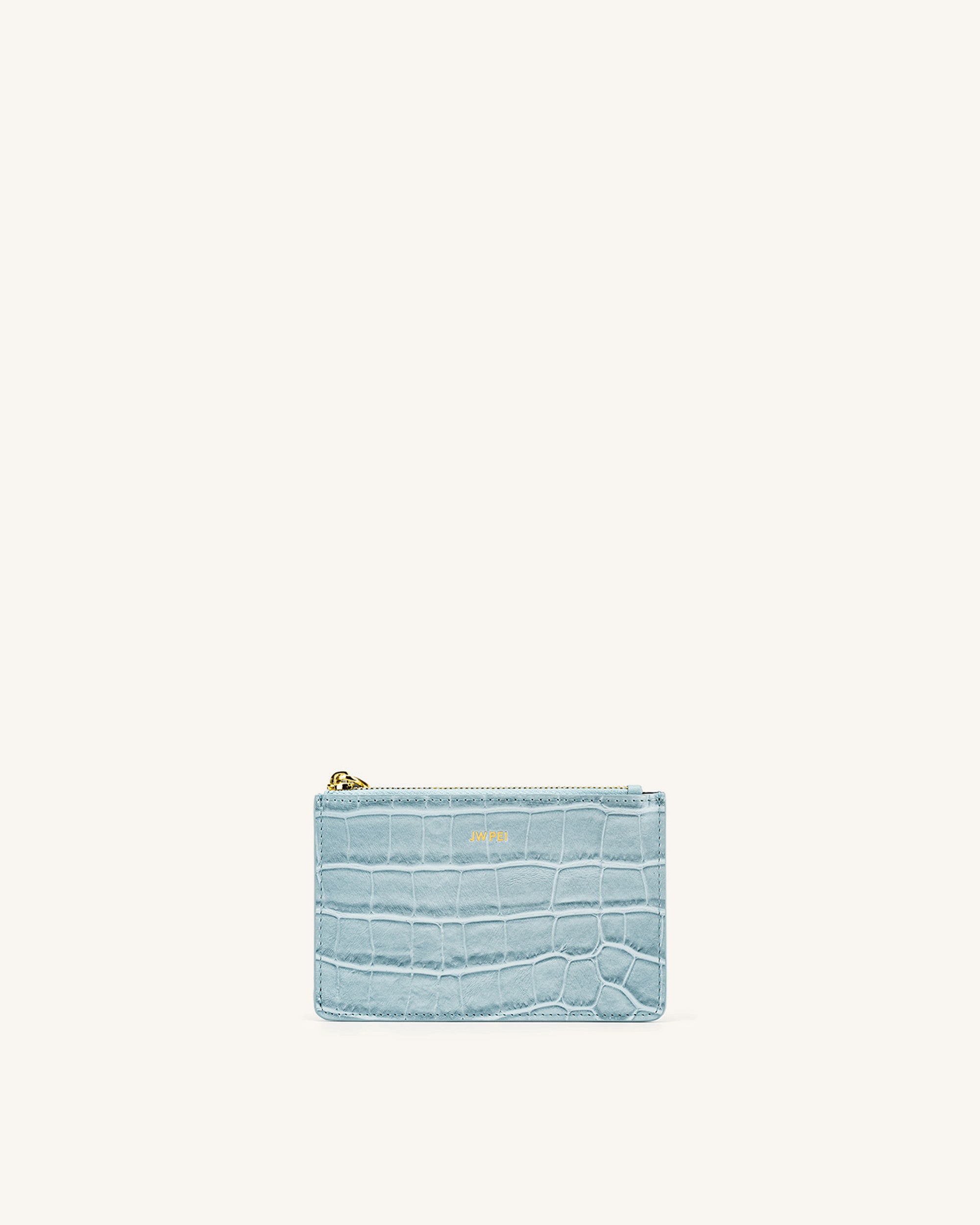 20200512-012-1_32a4b952-b1db-4441-957e-d1809bea214e Quinn Zipped Card Holder - Ice Croc - Image 1