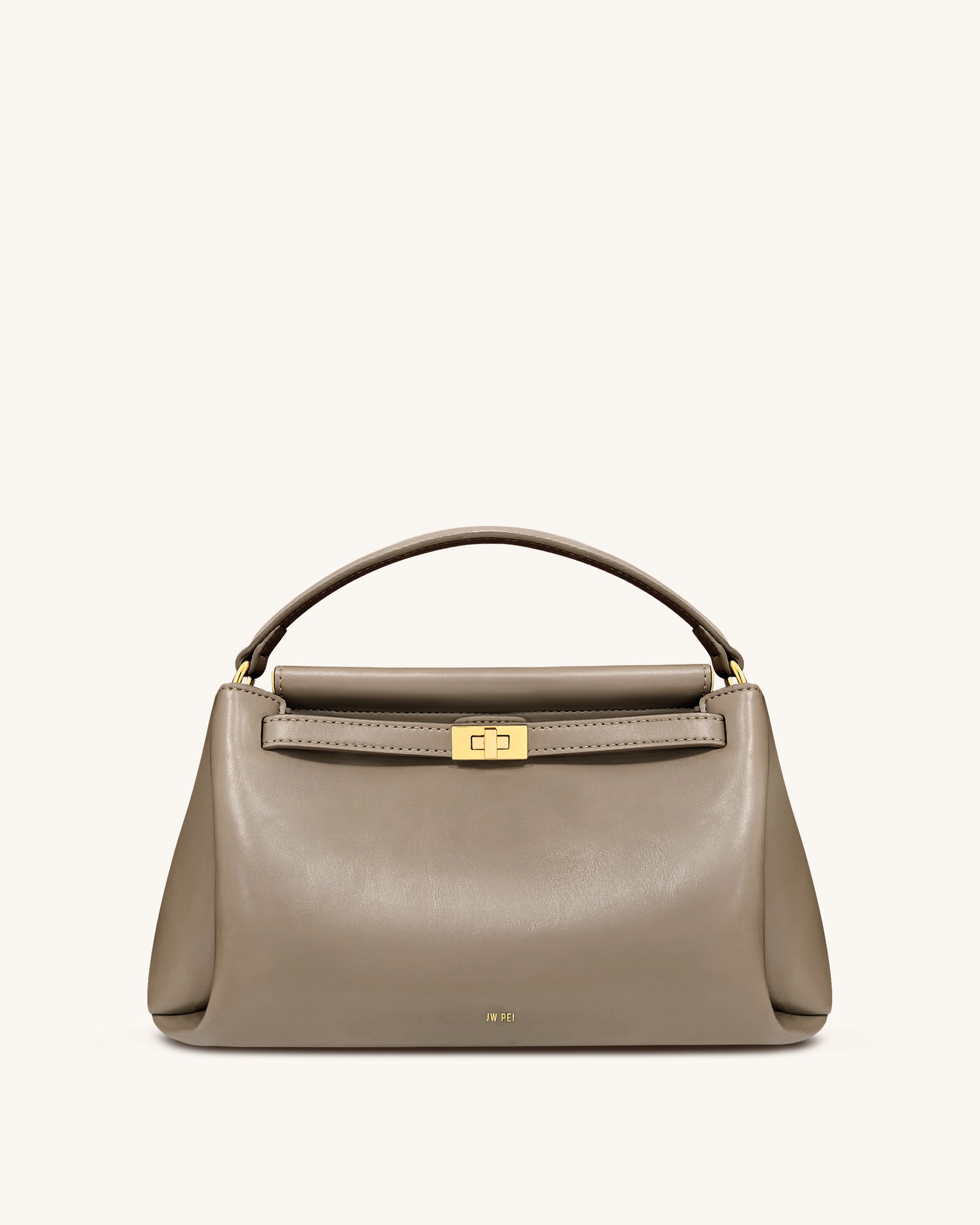 2T192-31 Carmen Top Handle Bag - Apricot - Image 1