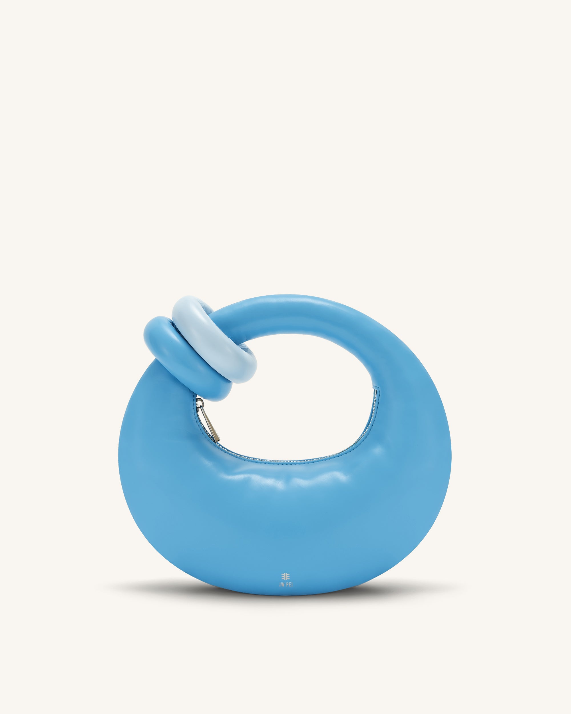 2T24-5Front Abacus Top Handle Bag - Lake Blue - Image 1