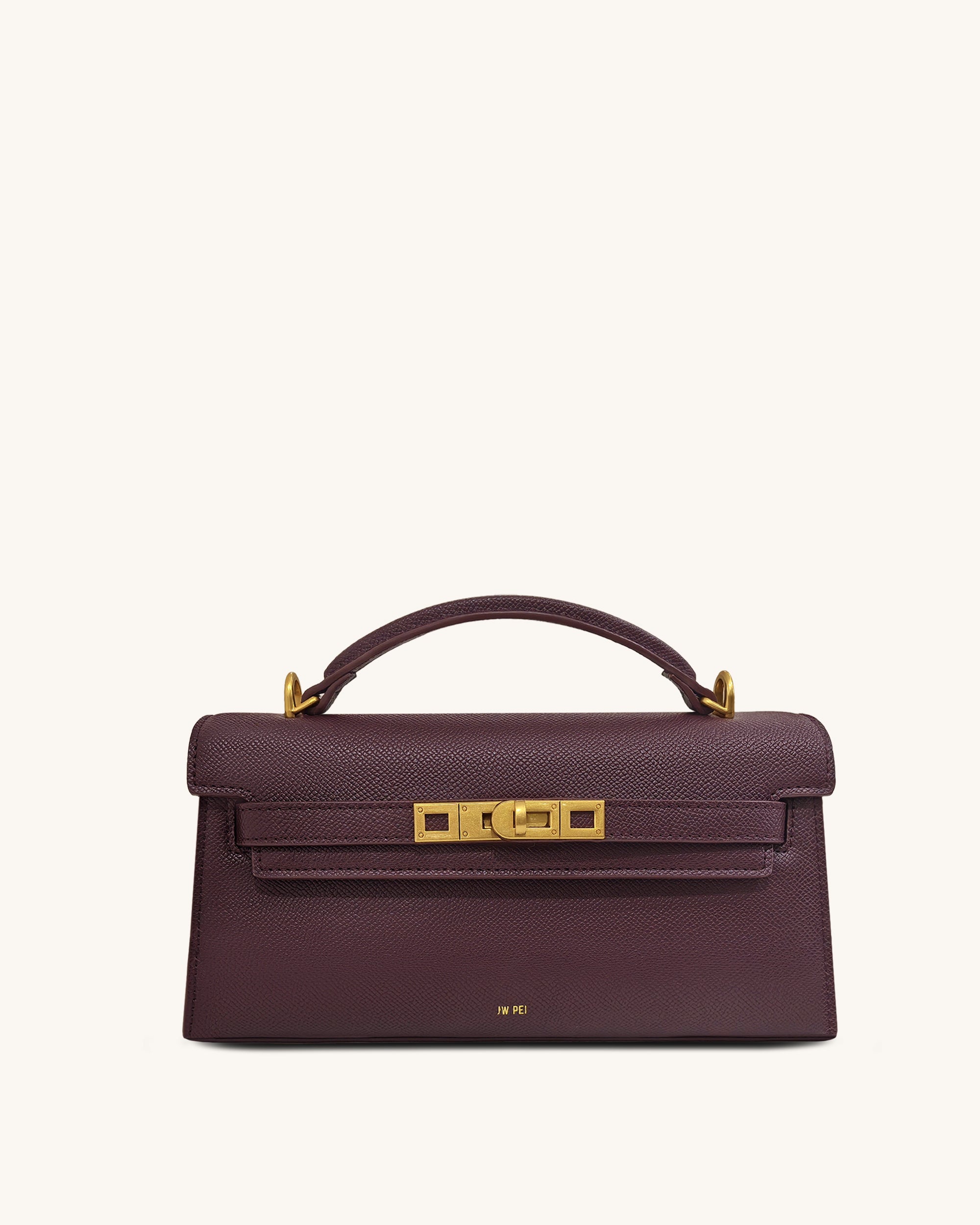 2T273-4_1 Noor Top Handle Bag - Deep Burgundy - Image 1