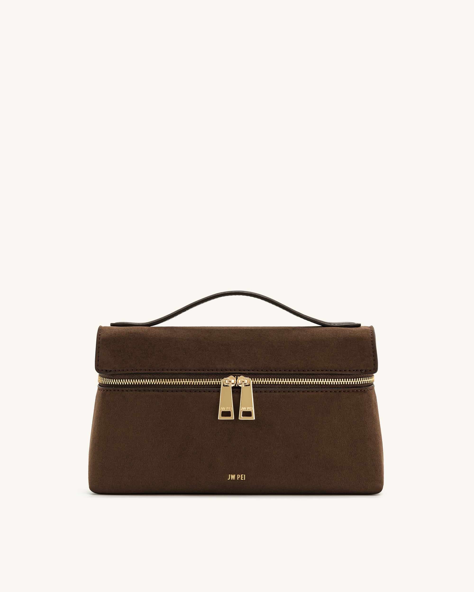 2T78-32-FRONT Thea Top Handle Bag - Mocha Brown - Image 1