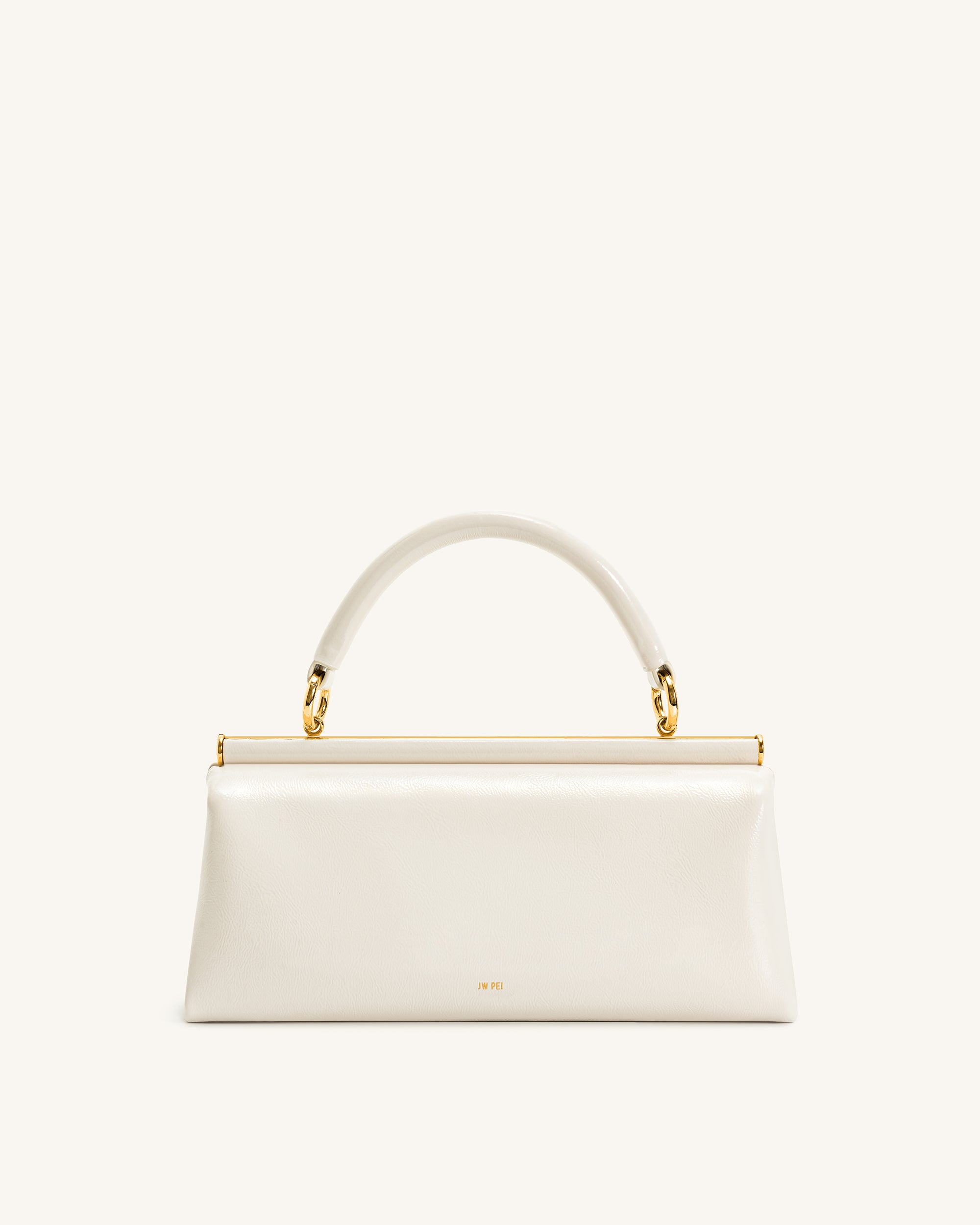 7C59-2-FRONT_b9117a7e-f1ac-444a-bf44-5967d95ff7ce Danna Top Handle Bag - White - Image 1