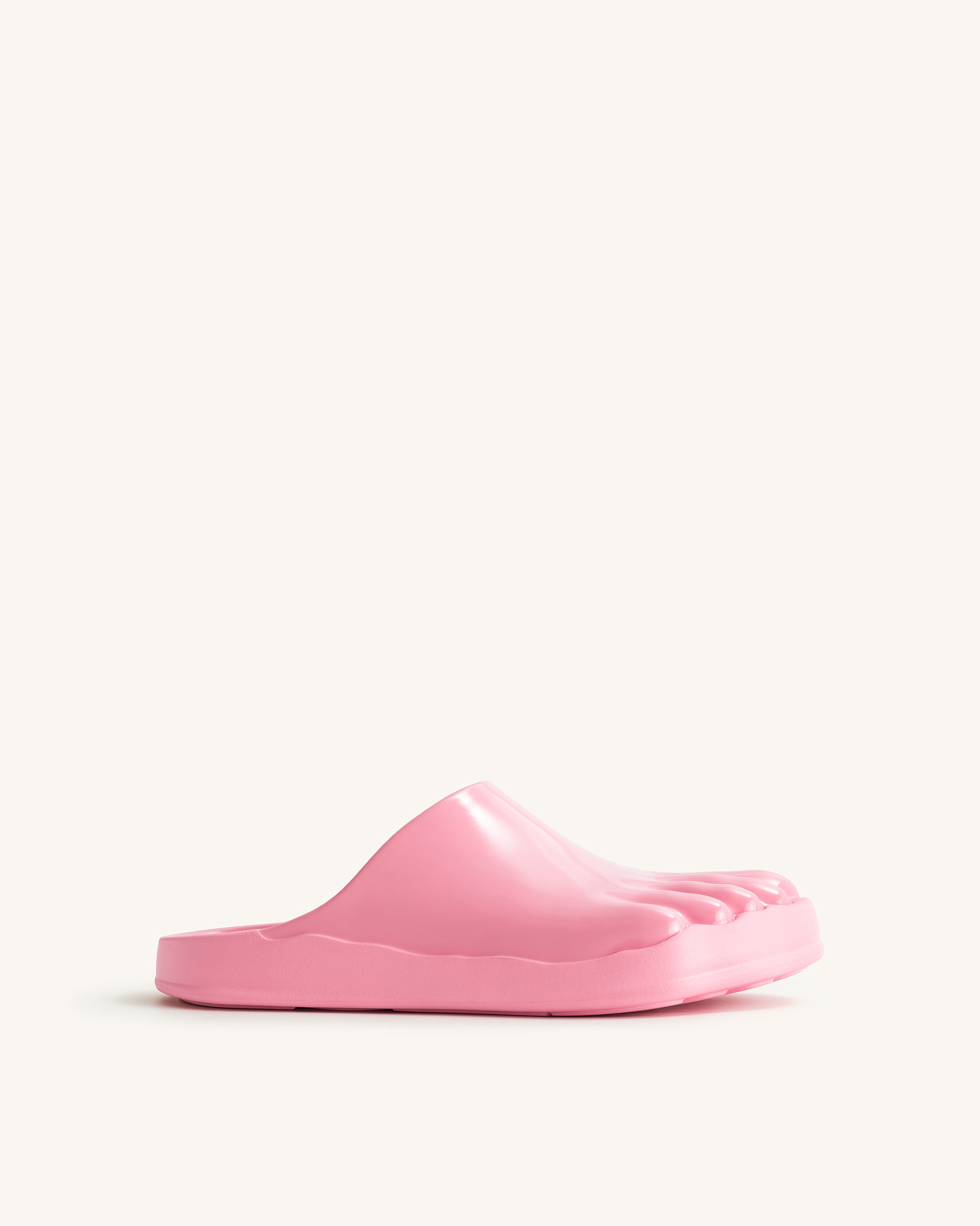 JF303407-4-FRONT_5a56fab8-d208-4c37-98c5-8c1b96aa9682 Hayley Toe Model Flat Mules - Pink - Image 1