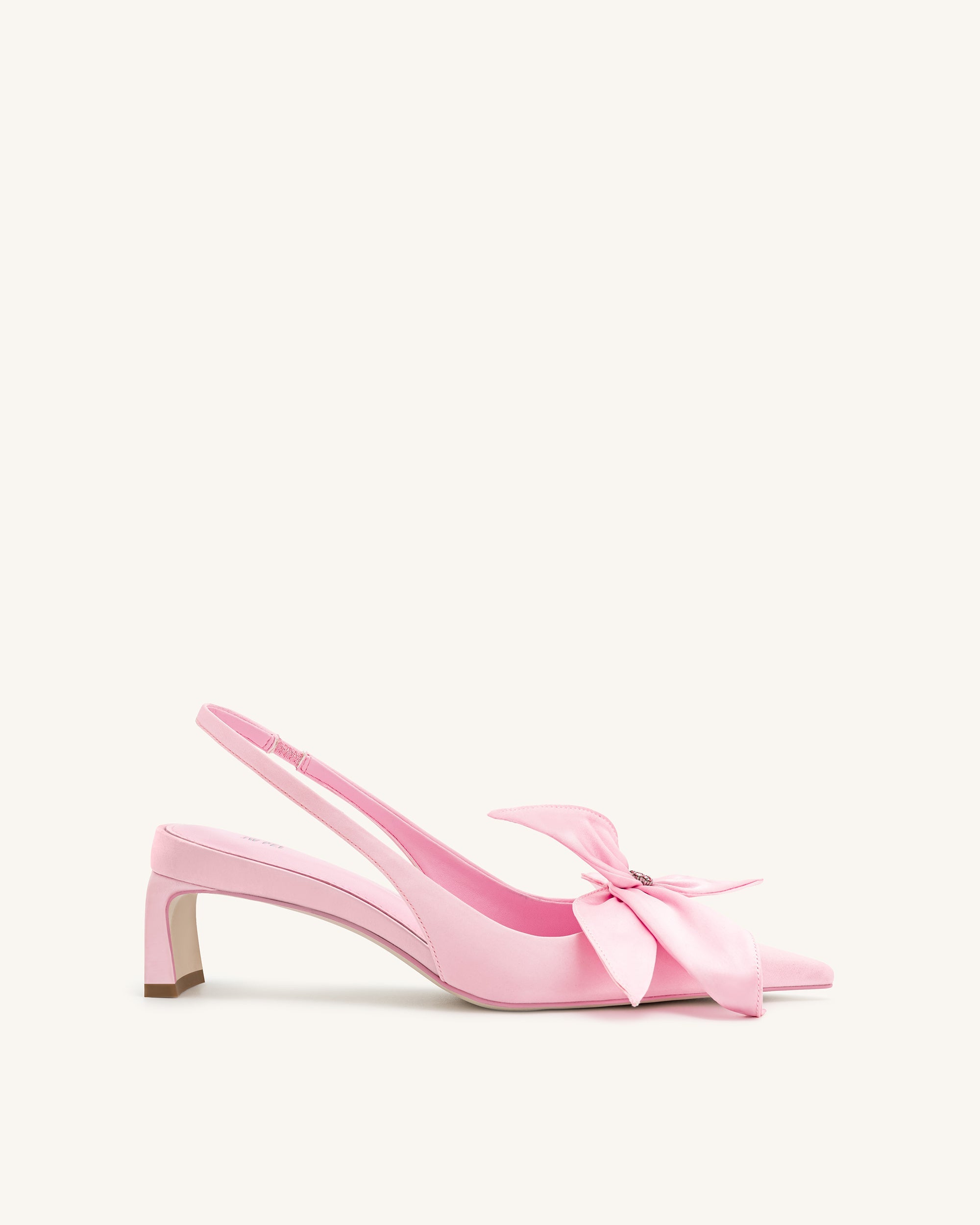 JF304103-4-FRONT_4f425b7a-a450-4d21-8882-5e0b5b085243 Queena Floral Appliques Slingback Pumps - Pink - Image 1