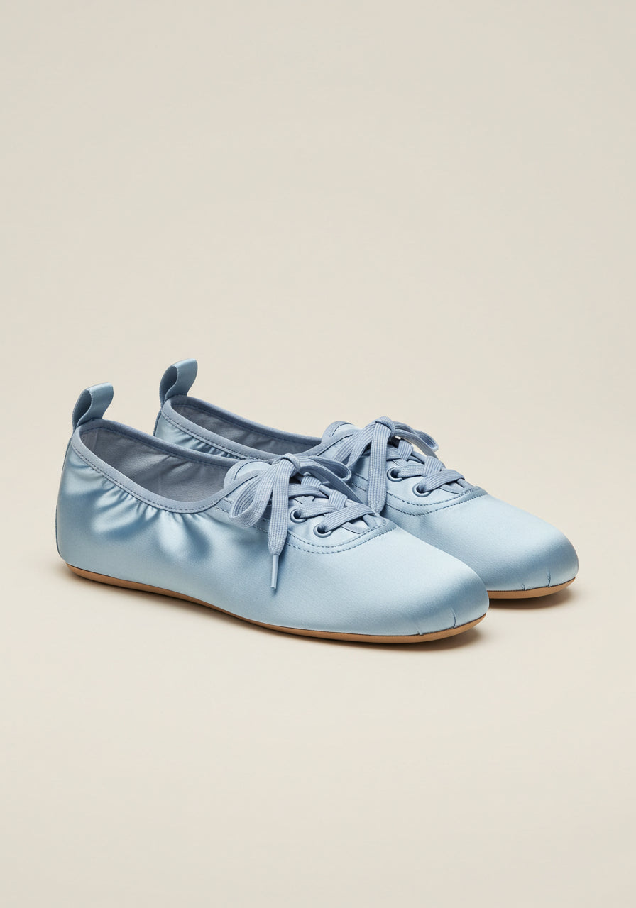 unnamed_130badaf-8d4b-4692-8188-e02c26052f8a Sophie Lace-Up Flats – Blue - Image 1