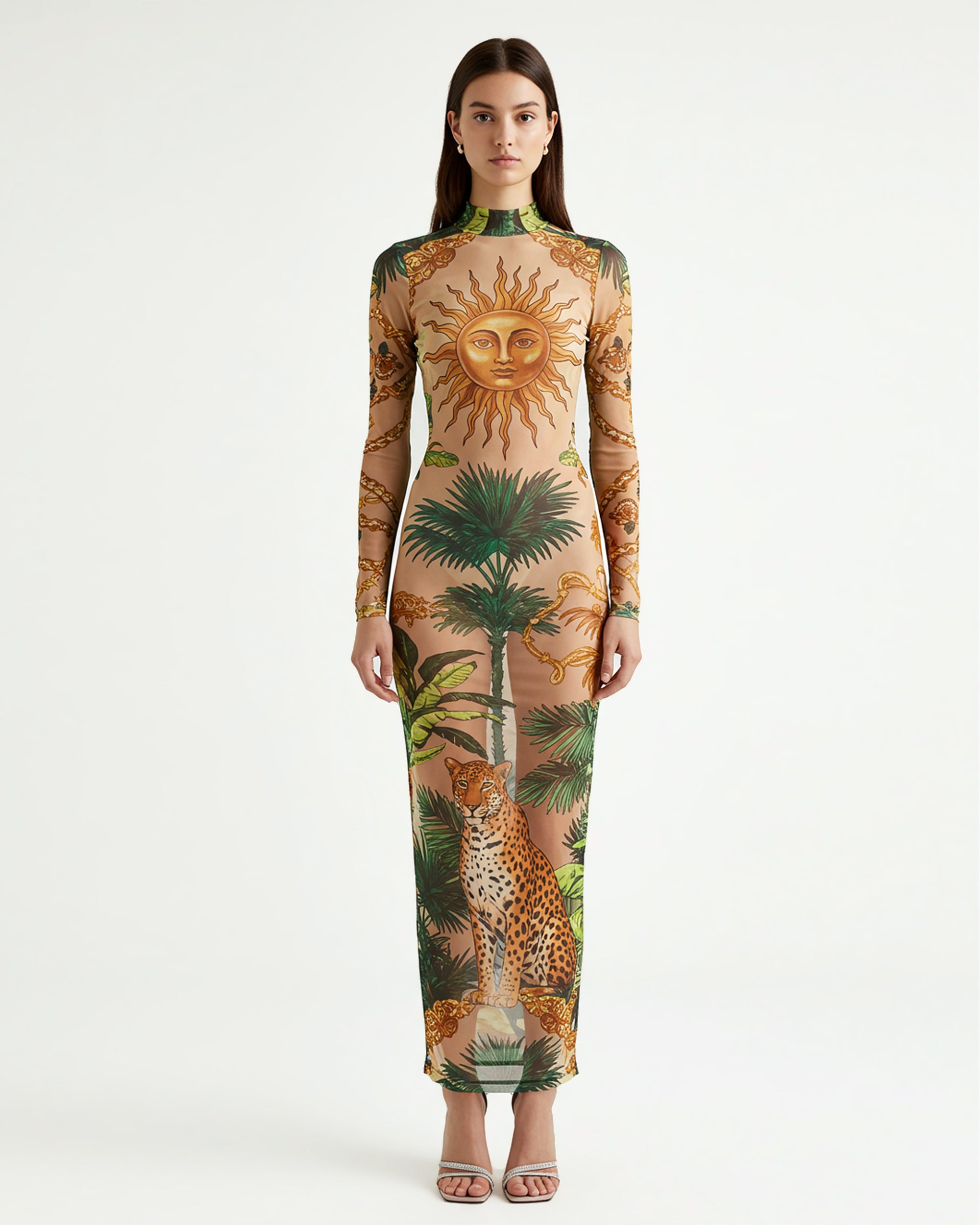 unnamed_5499bb2c-ead1-441a-92ed-4f326592b0e9 Sun Motif Mesh Maxi Dress – Beige - Image 1