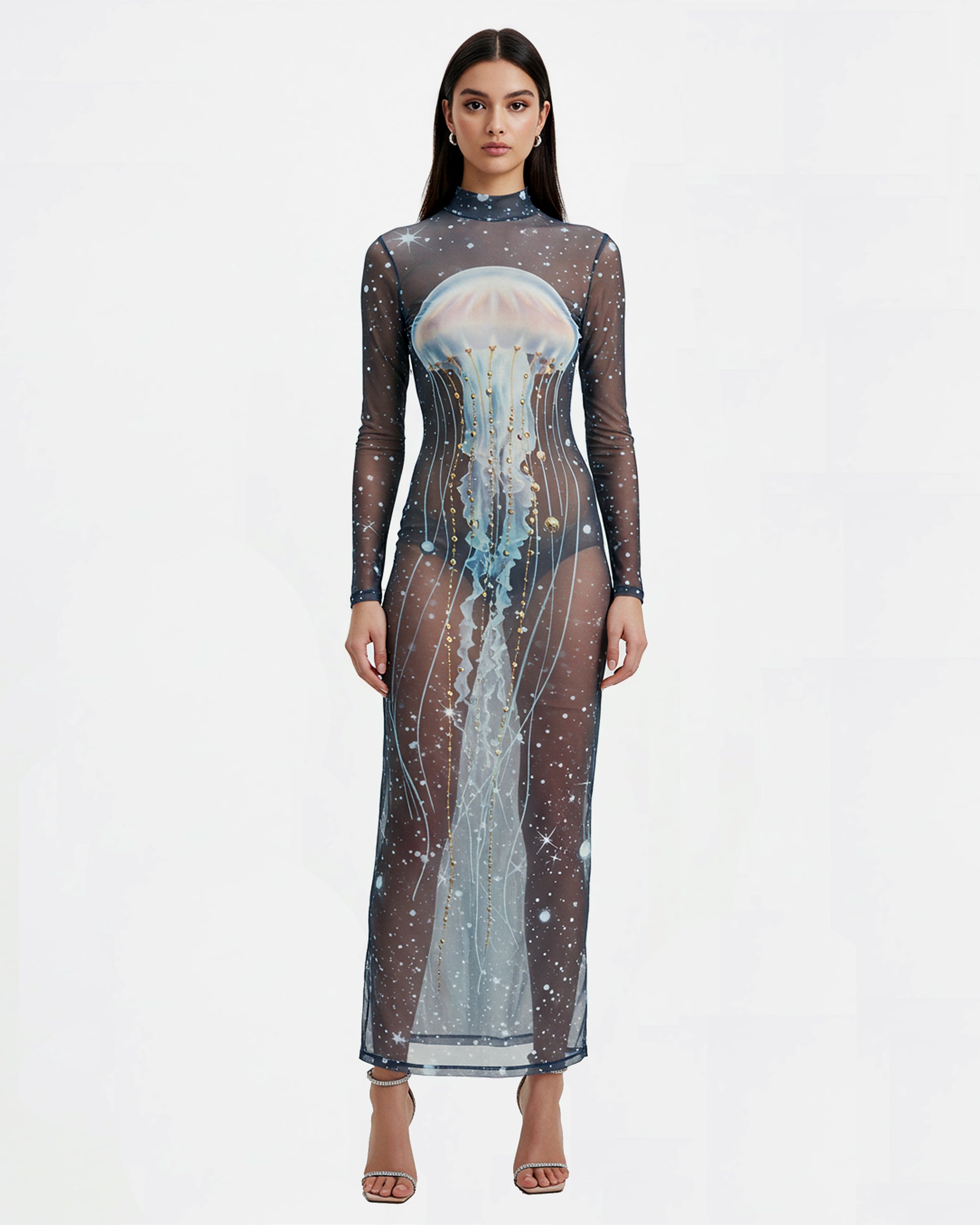 unnamed_dfb92ff2-2c33-4d10-a3e9-c14292c7d54a Jellyfish Print Mesh Dress – Blue - Image 1